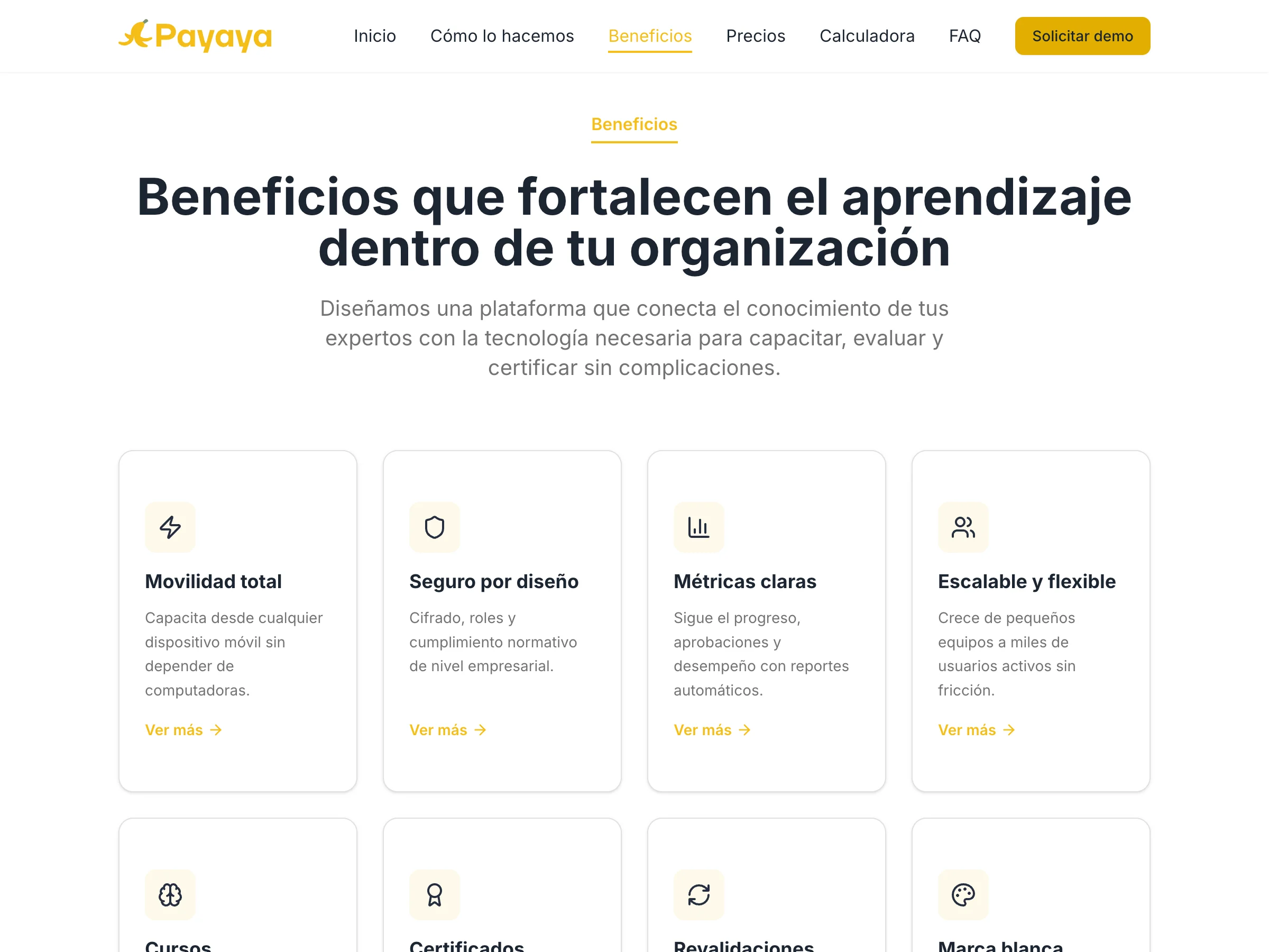 Landing Page para Videos con Avatares Digitales | Payaya screenshot 2