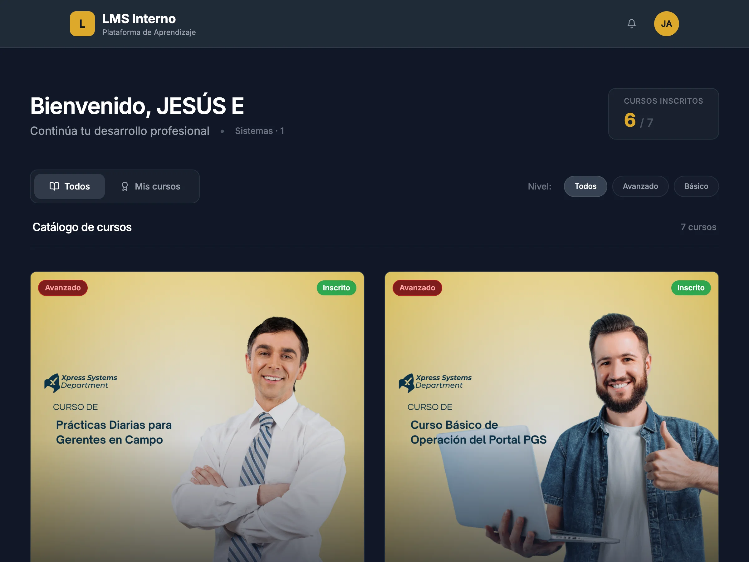 Plataforma de Capacitación para Equipos Operativos | Xpress LMS